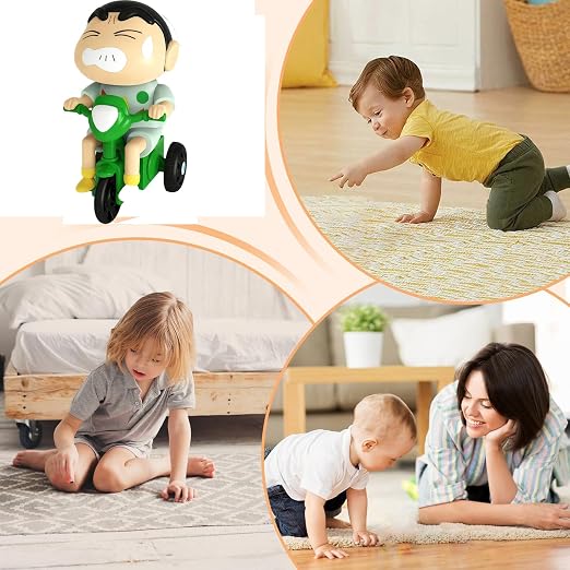 Shinchan pulling Tricycle