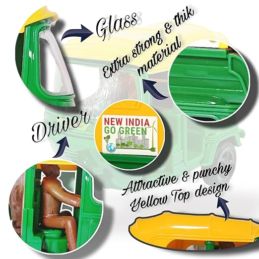Push & Go Auto Rickshaw Toy