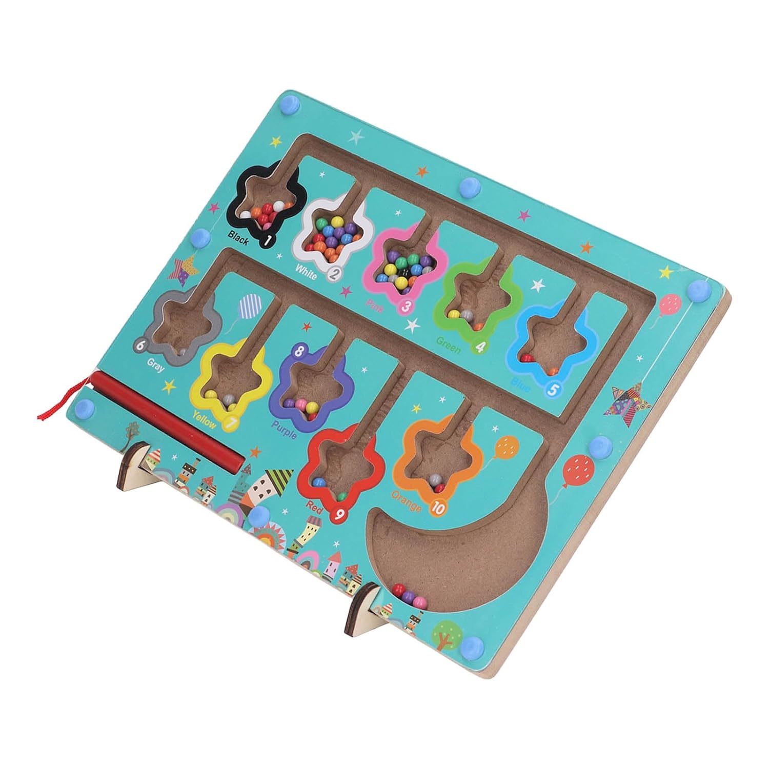 Magnetic Color Classification maze Labyrinth