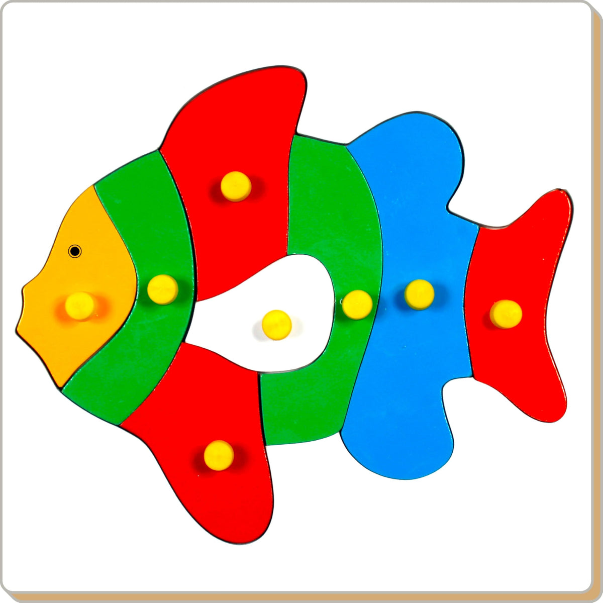 Wooden knob board Puzzle