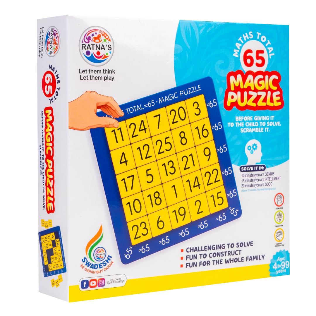 Math total 65 Magic Puzzle