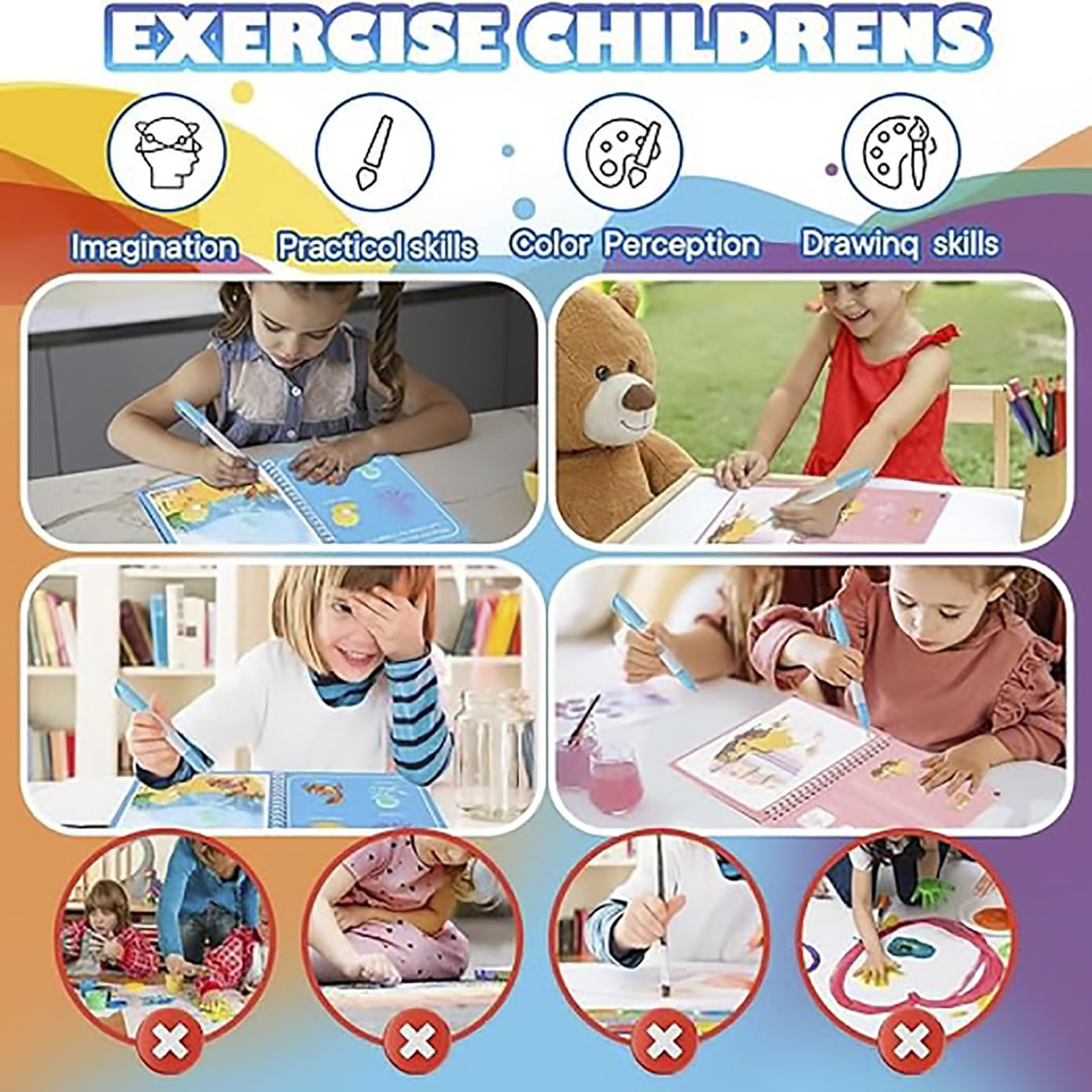 Magic water book (1pc) - Random theme