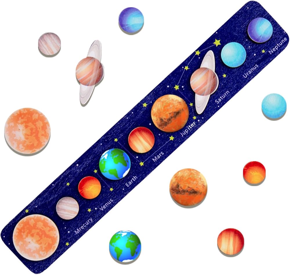Wooden Solar System Puzzle