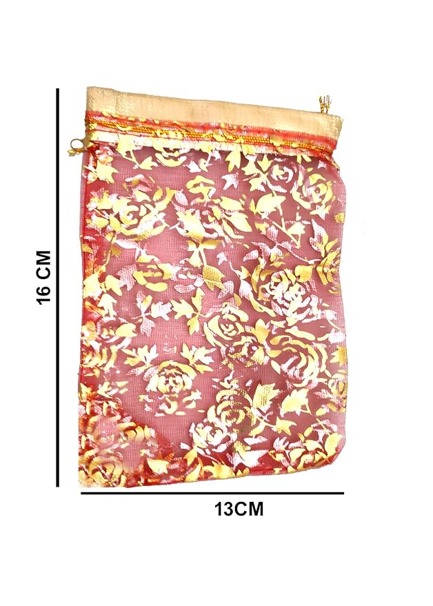 Net Fabric Potli Pouch