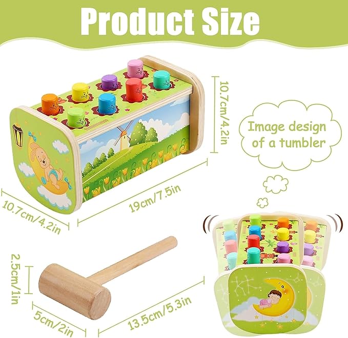 Wooden Hamster toy