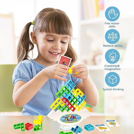 Tetra Tower Balancing Stacking Toys