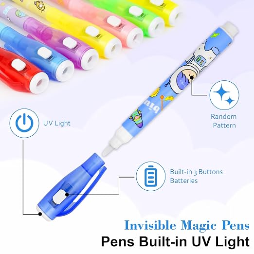 Invisible Magic Pen with light(1pc)