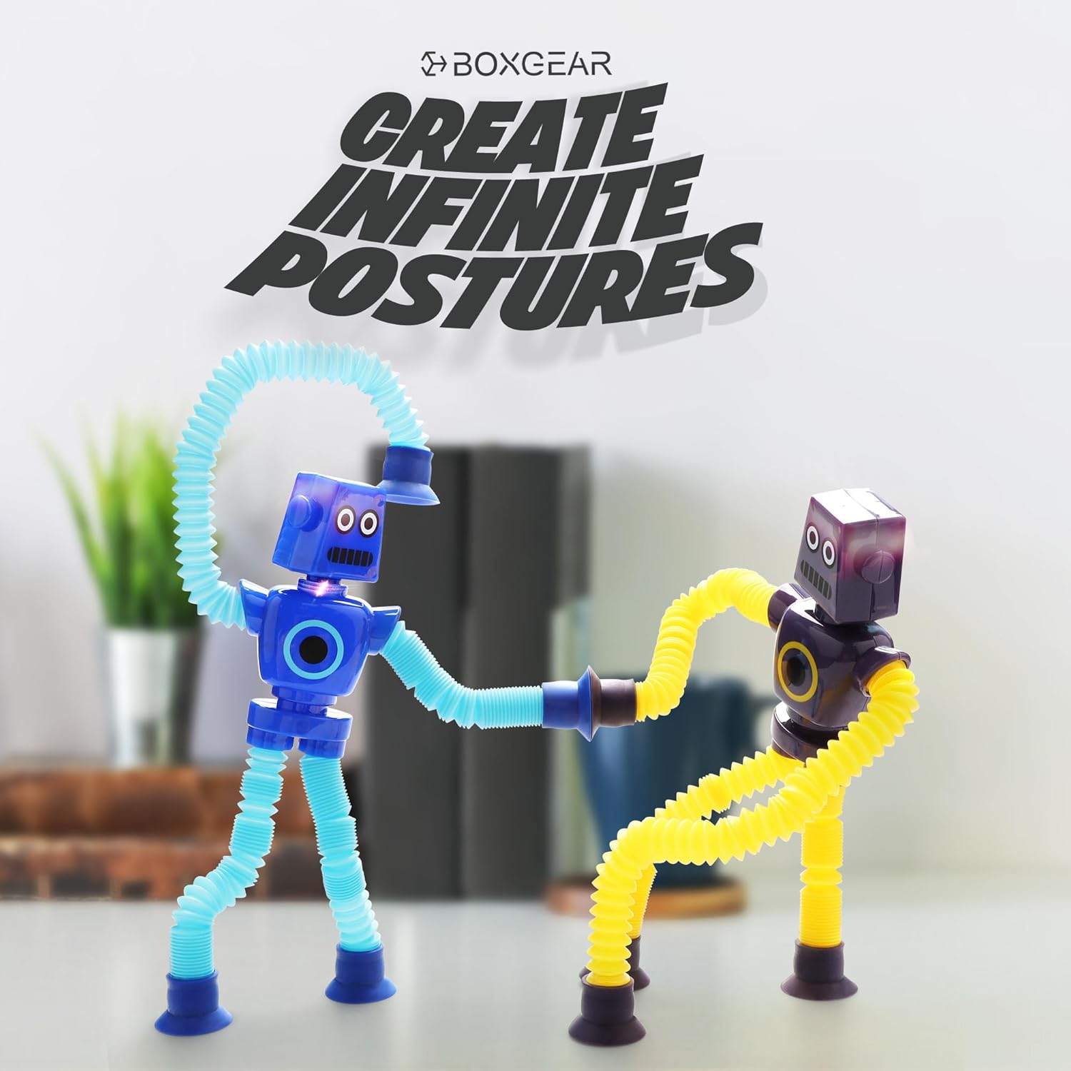 Robot Toy Pop Tubes (1pc)