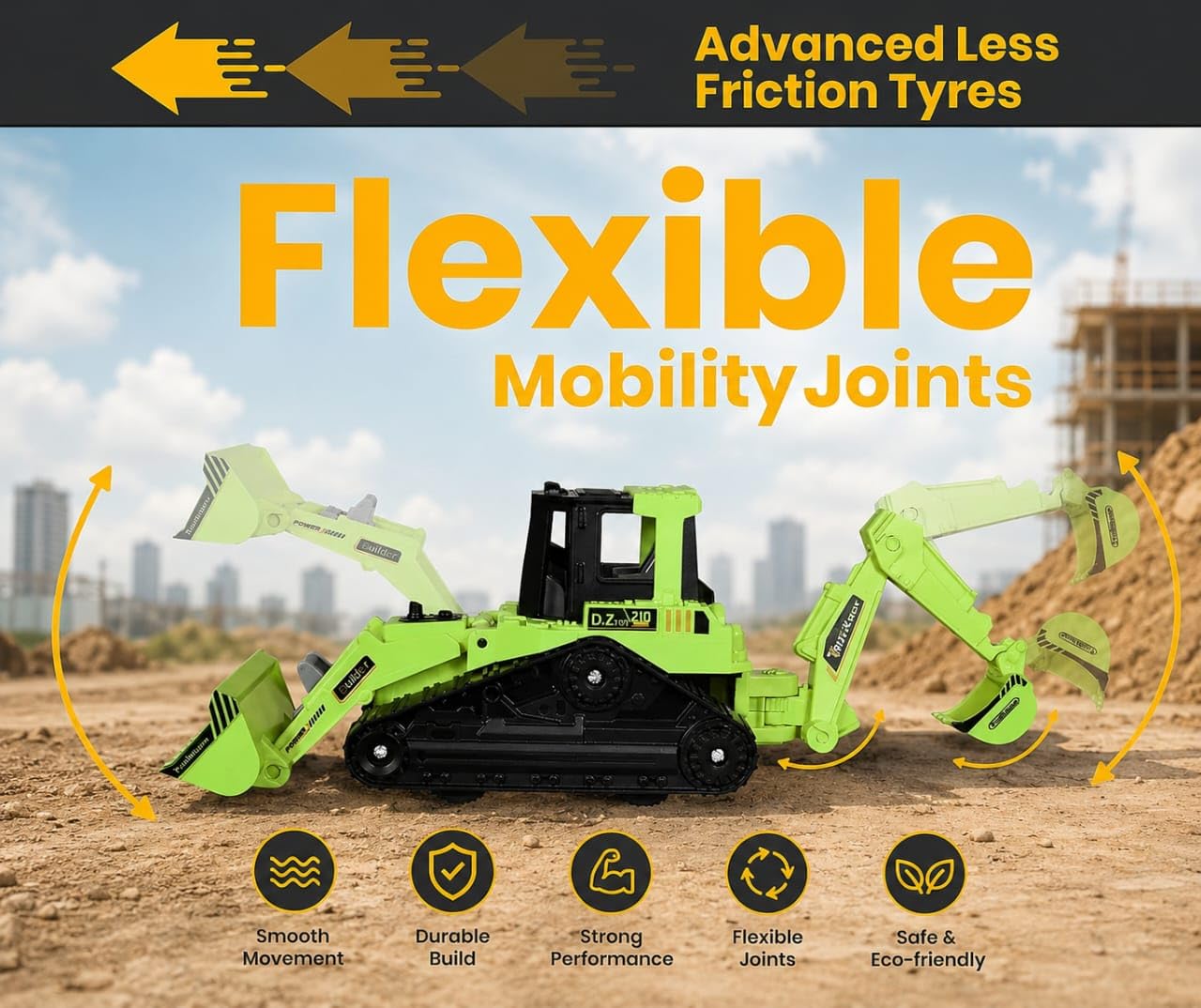 Excavator friction Earth Mover