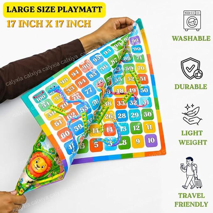 2 in 1 Ludo & Snakes Ladder Board Game
