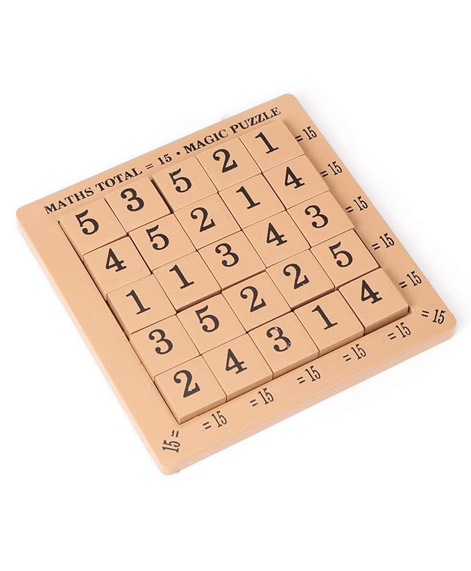 Magic Puzzle 15 Maths Total Mind Challenge Game