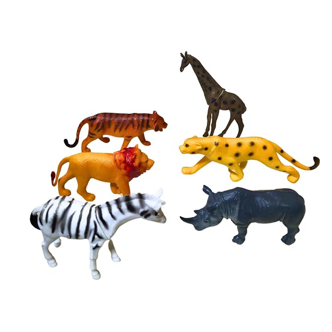 Jungle Animal 6 pc
