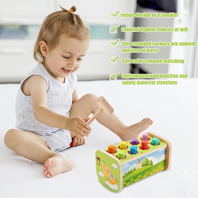 Wooden Hamster toy
