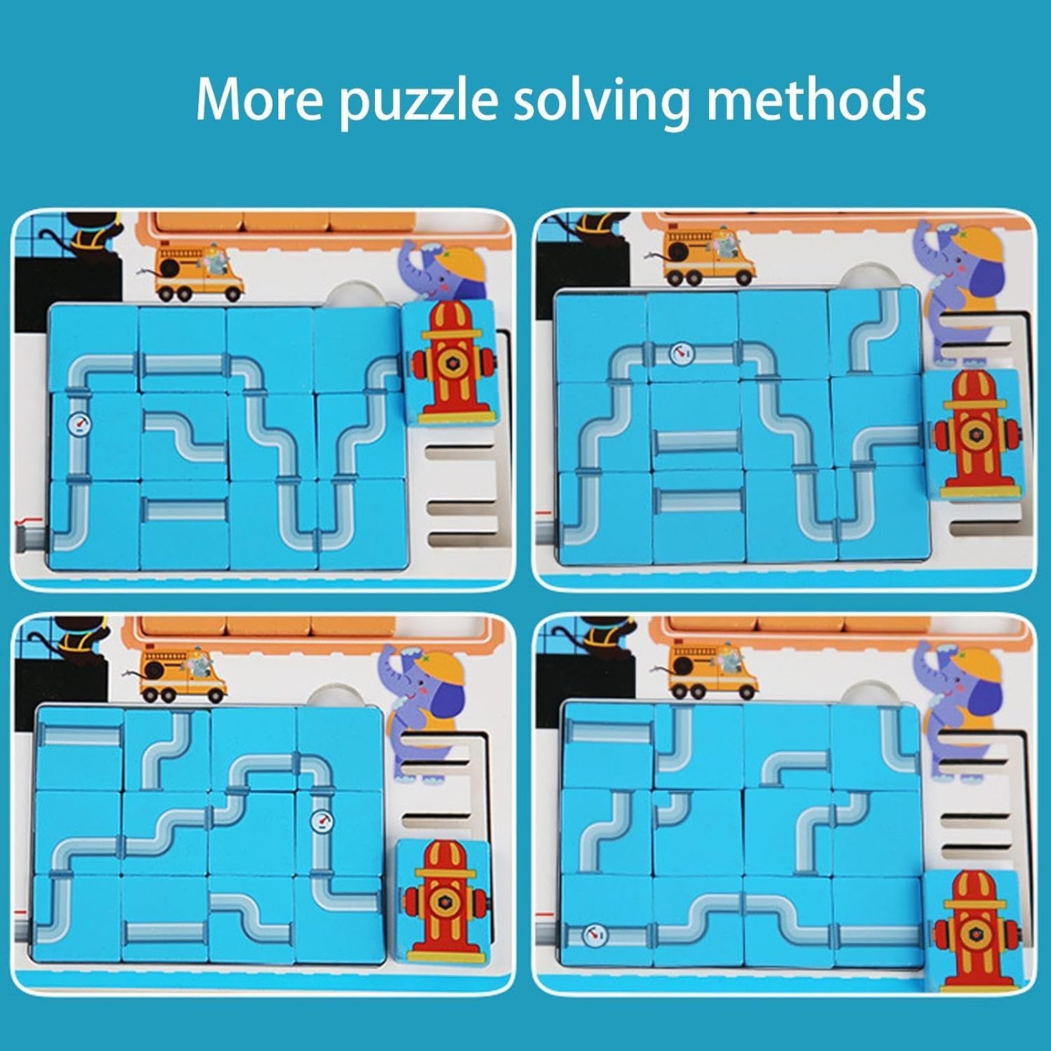 Three-in-One Montessori multifunction game