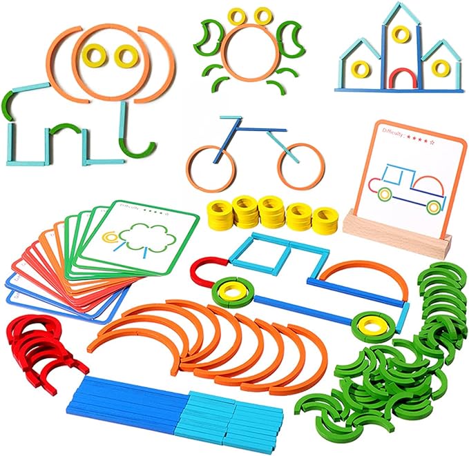 Sticks and rings puzzle