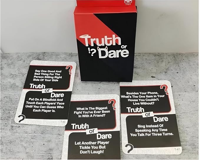 Truth or Dare Card Game