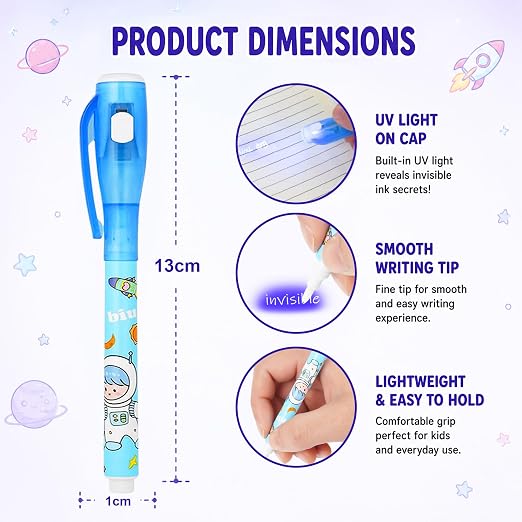 Invisible Magic Pen with light(1pc)