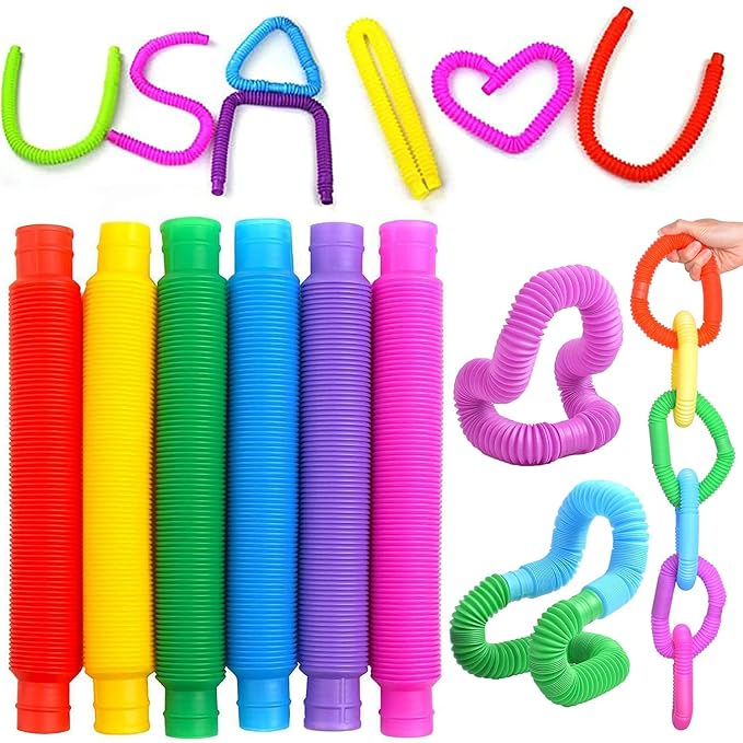 Pop it Fidget Pipe Tube(12pc)