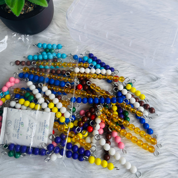 Montessori math beads