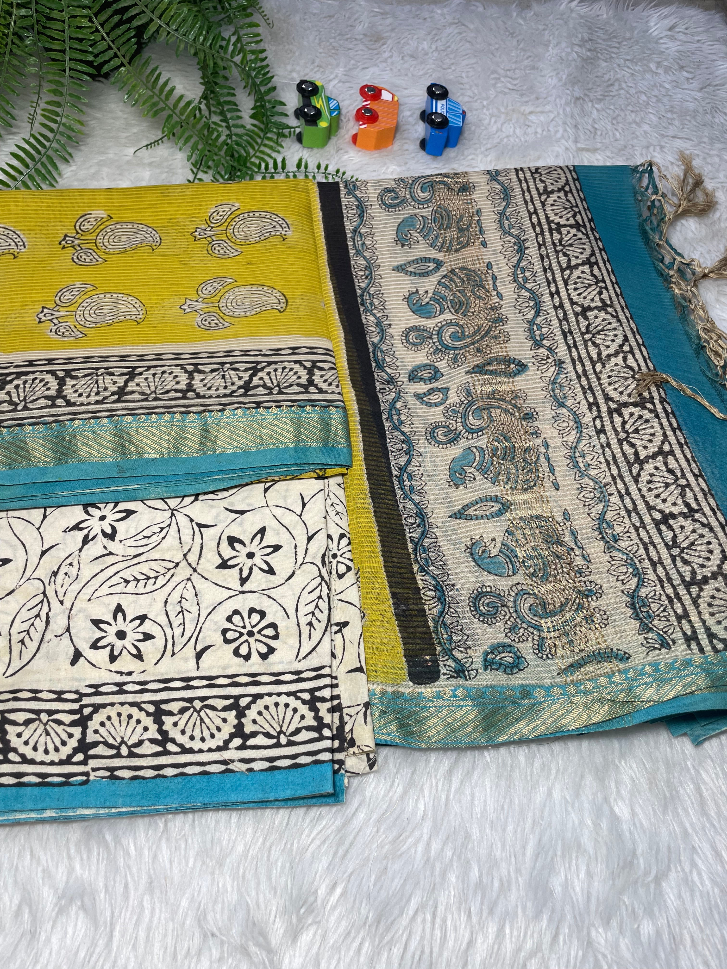 Jaipur Pure maheshwari Unstitched silk suit