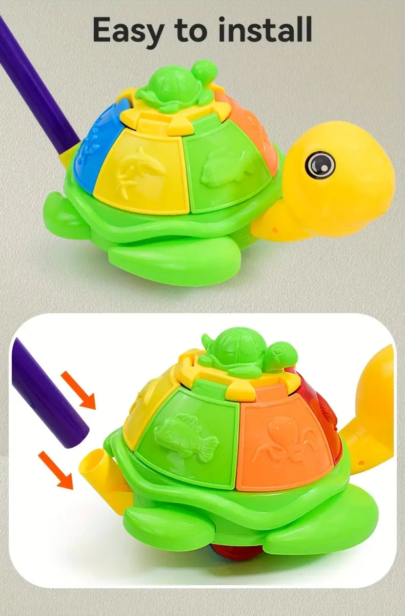 Push Along Turtle walking Toy