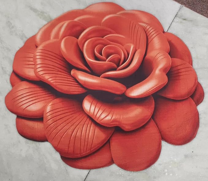 7D Rose Anti skid Waterproof Mat (1pc)