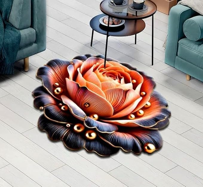 7D Rose Anti skid Waterproof Mat (1pc)