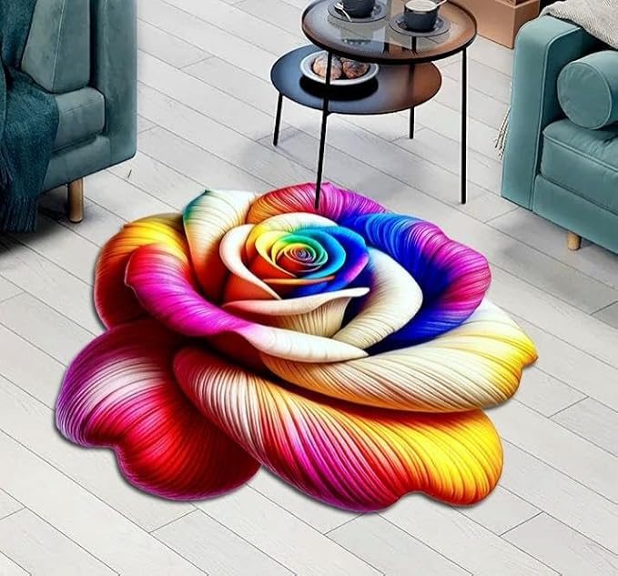 7D Rose Anti skid Waterproof Mat (1pc)