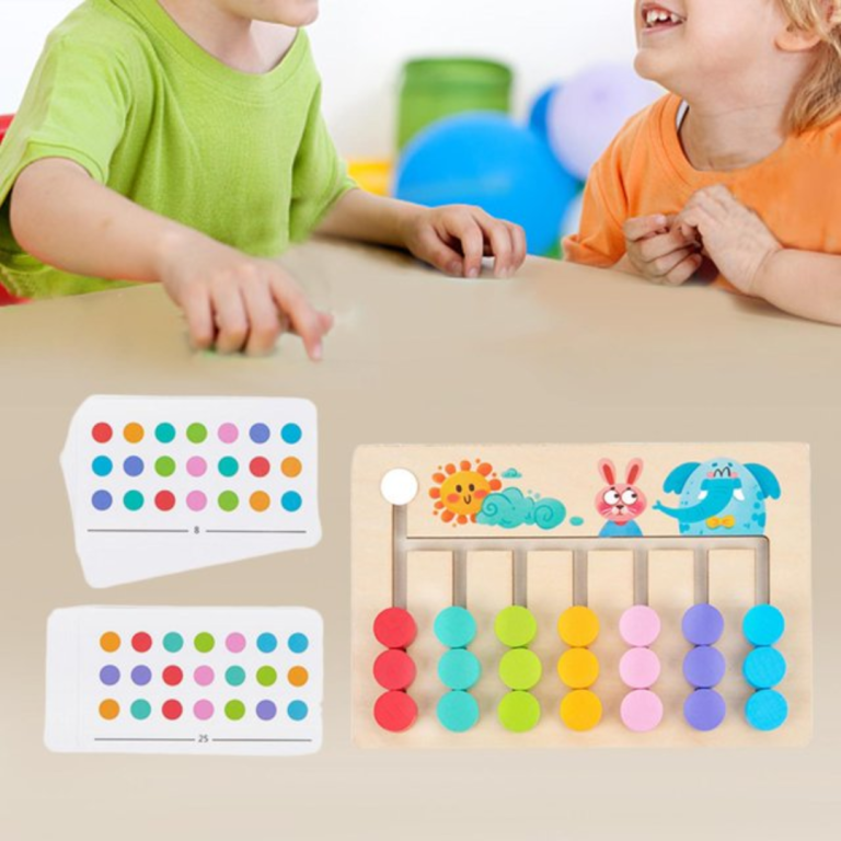 7 Color logic maze