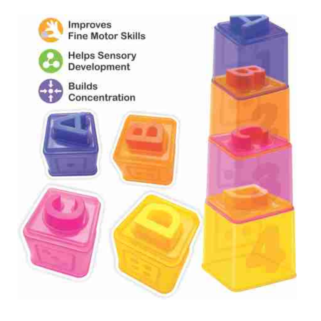 2 in 1 smart stackers with shapes