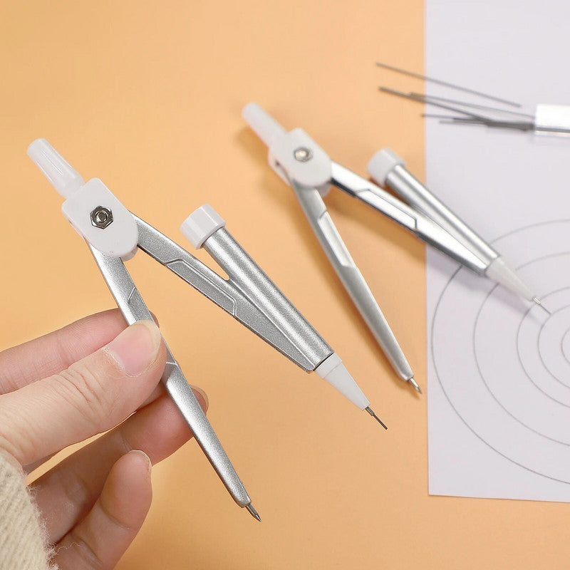 Metal compass mechanical pencil set