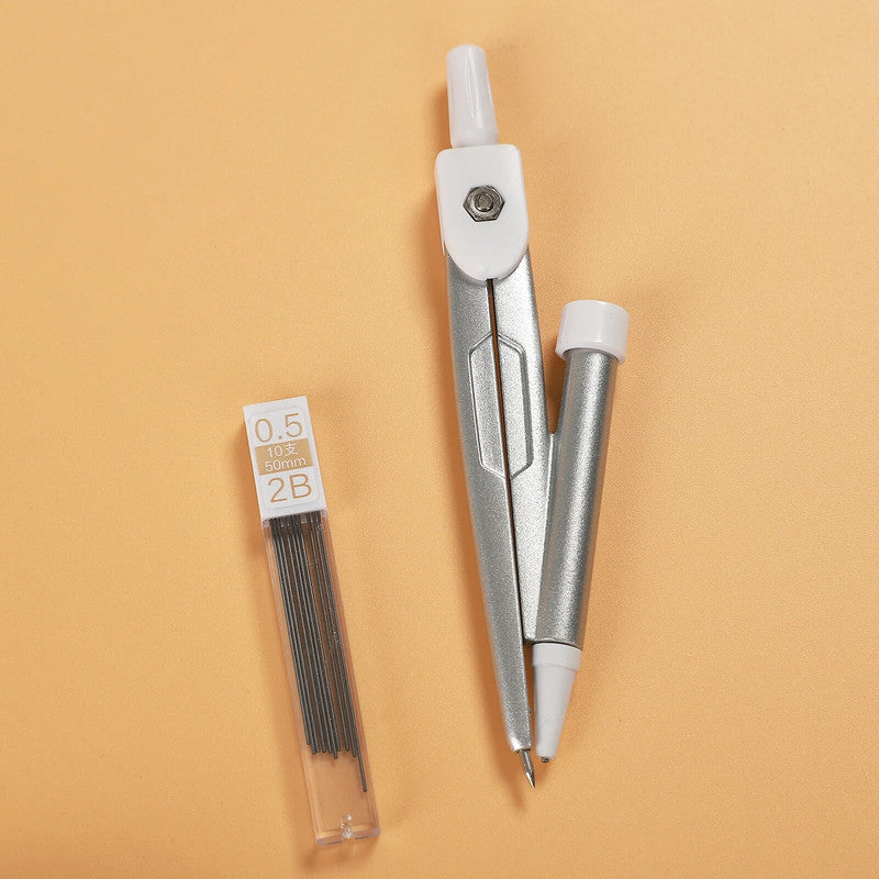 Metal compass mechanical pencil set