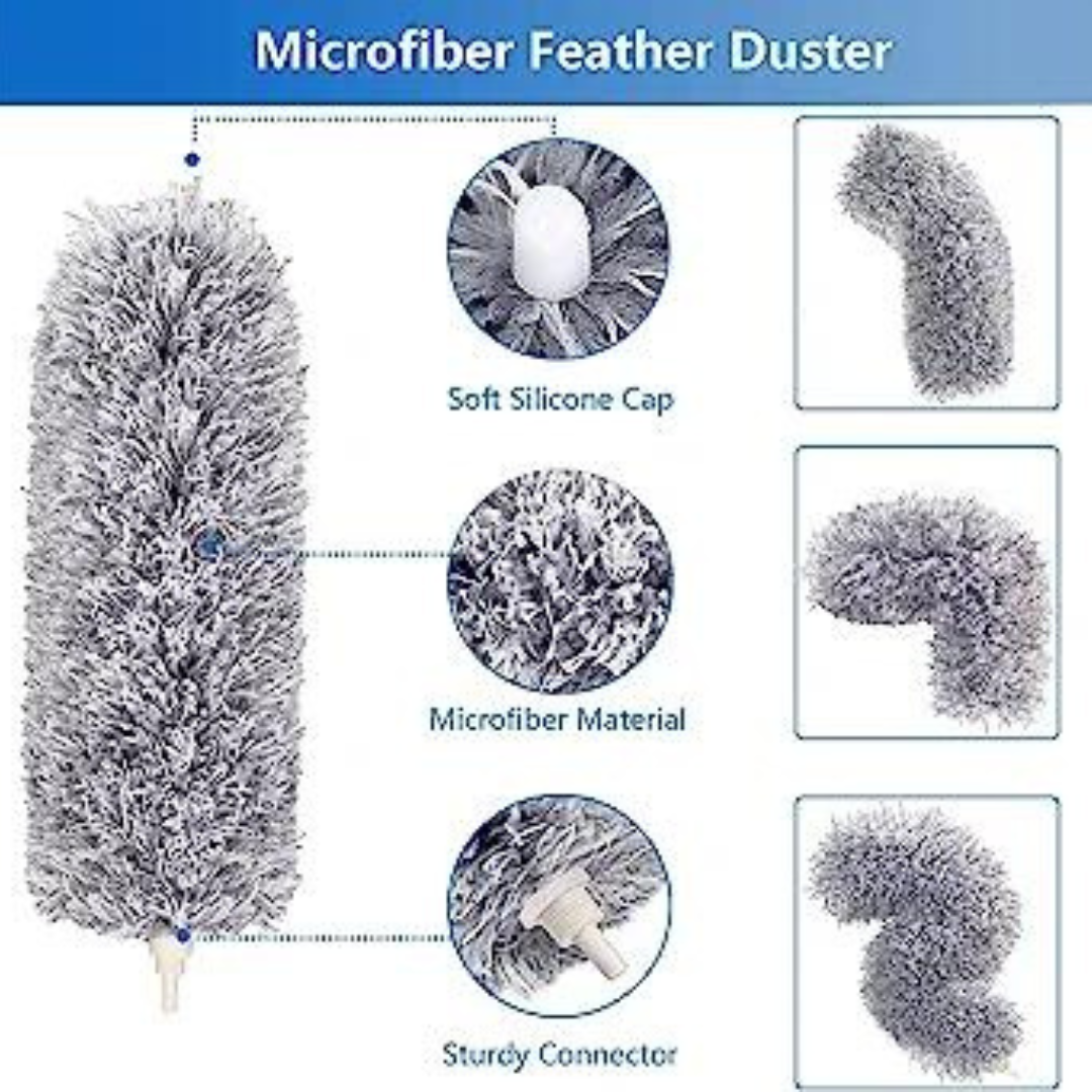 Microfibre cleaning duster