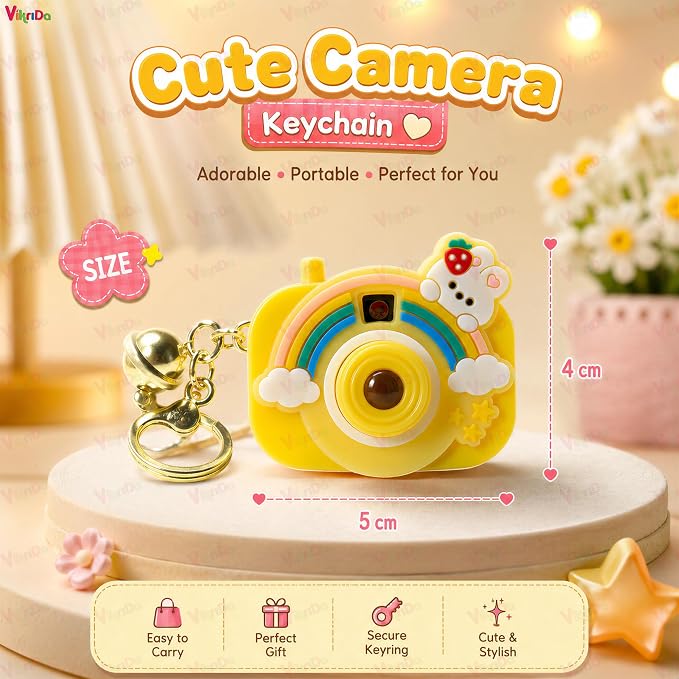 Mini Keychain with Projection Camera(1pc)