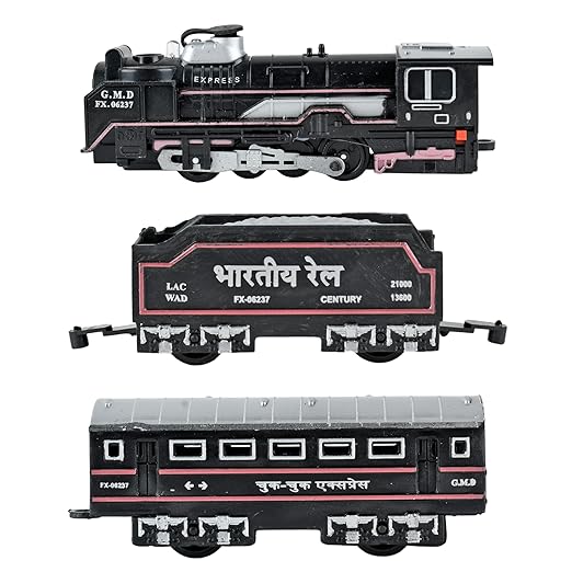 Smoke Train Toy Set With Sound, Light and Smoke