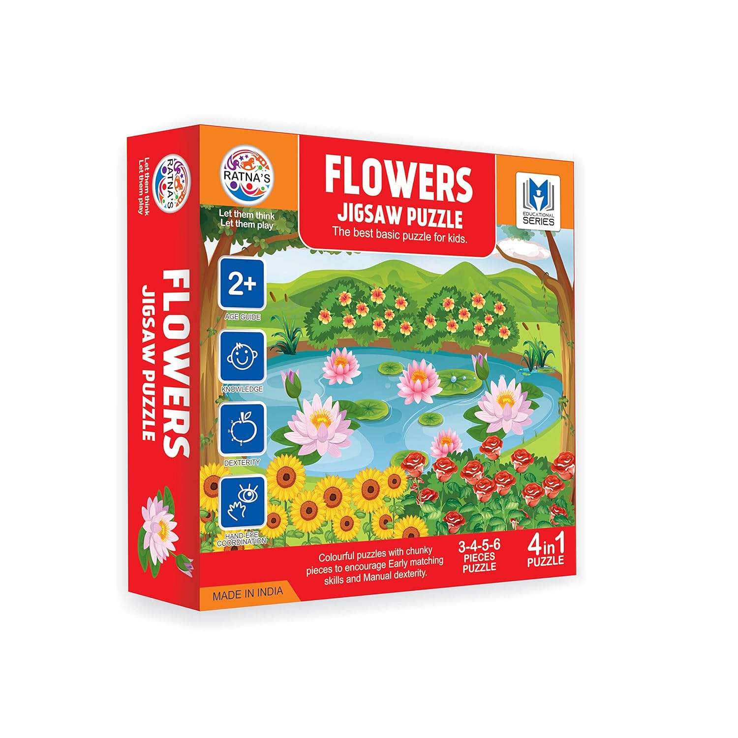 Kids jigsaw puzzle beginner (set of 4 in a box)