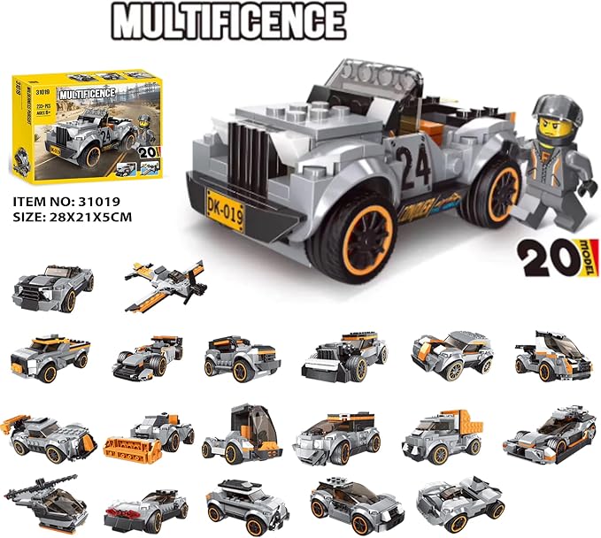 233 pcs Lego blocks Racing Multificence