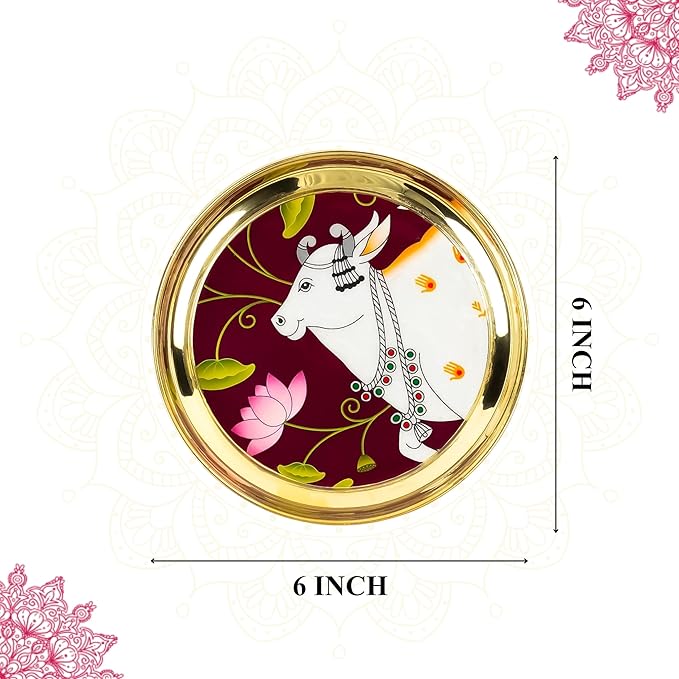 Brass Pooja Plate