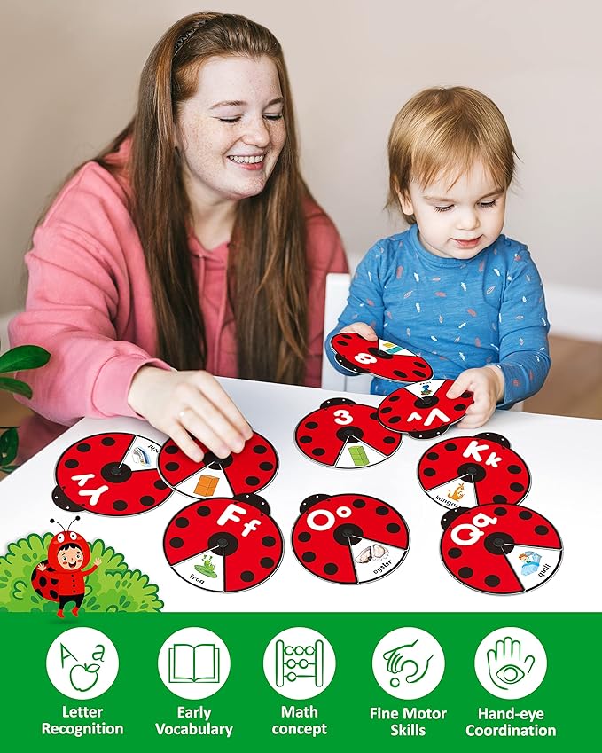 Alphabet number spinner