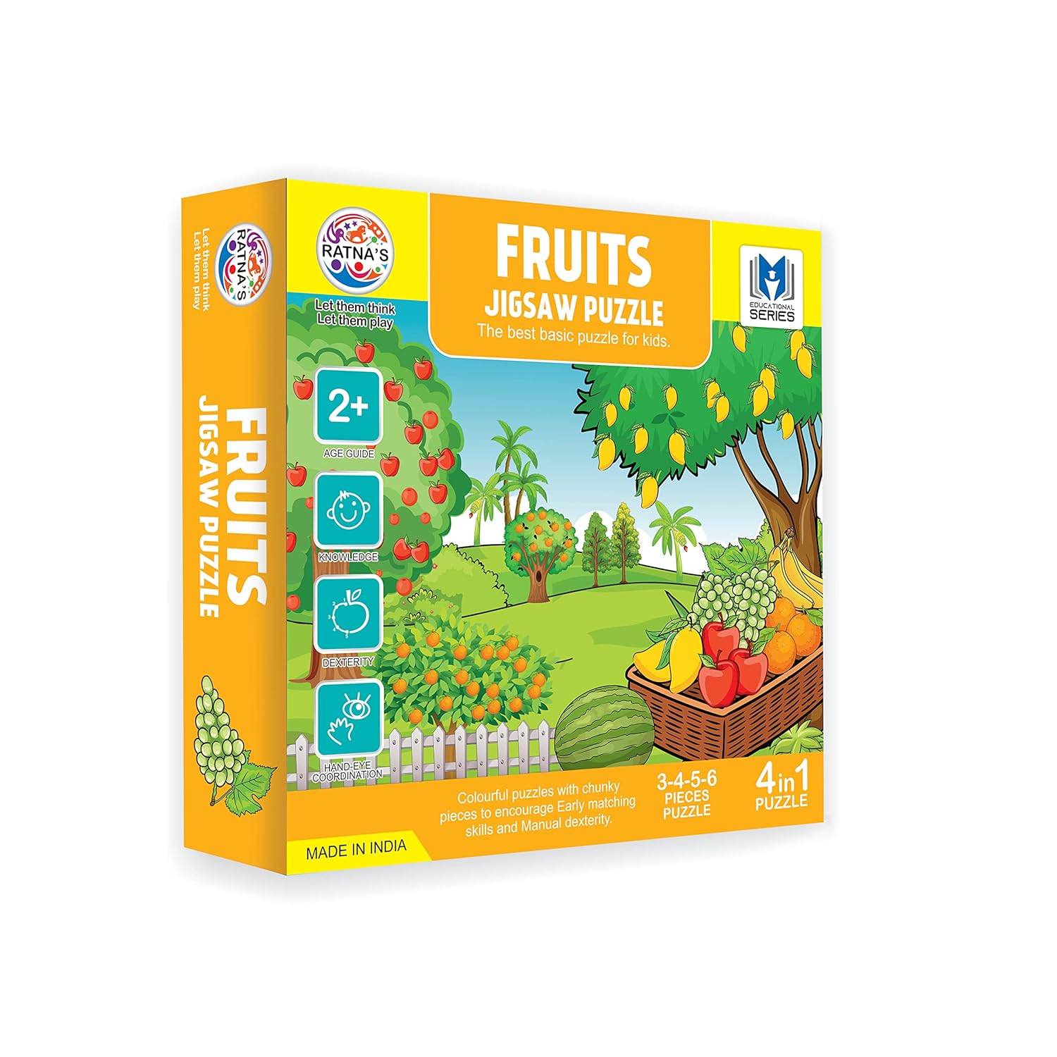 Kids jigsaw puzzle beginner (set of 4 in a box)