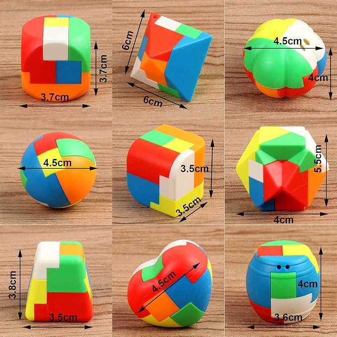 3D Brain Teaser Puzzles  (1pc)