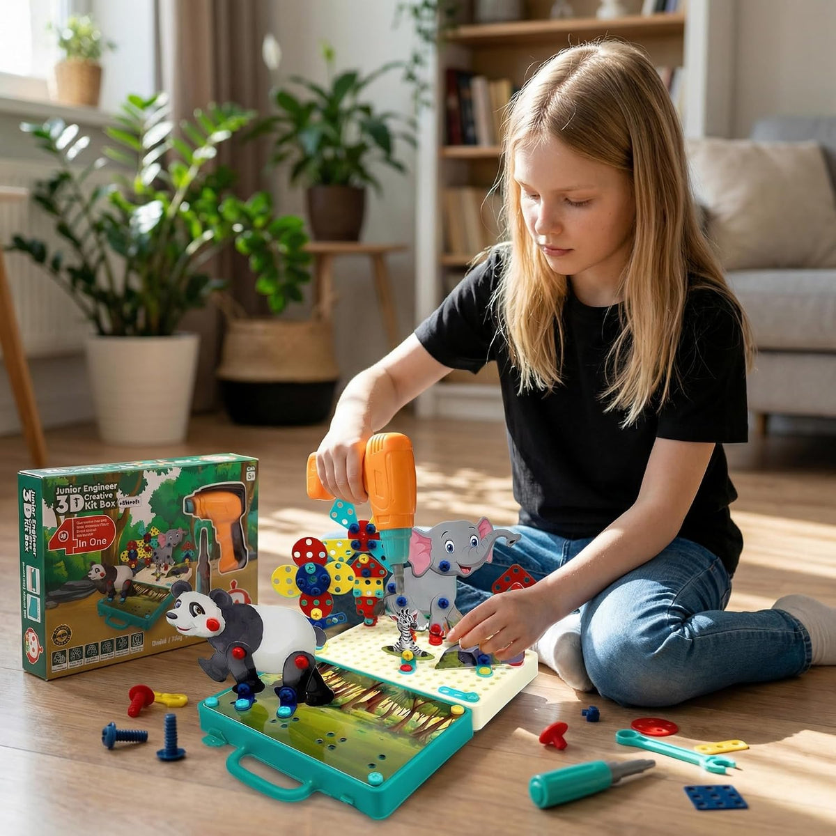 4-in-1 DIY  Pro Engineer 3D Creative Kit