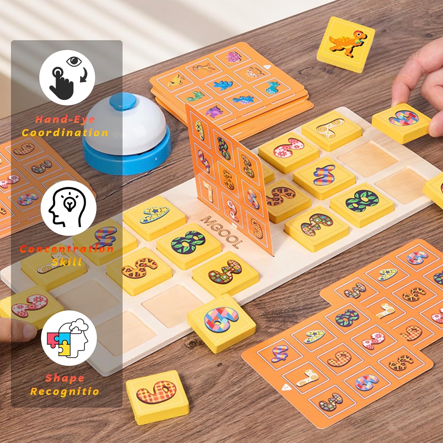 Wooden Matching Game | Pattern Block Match Puzzles