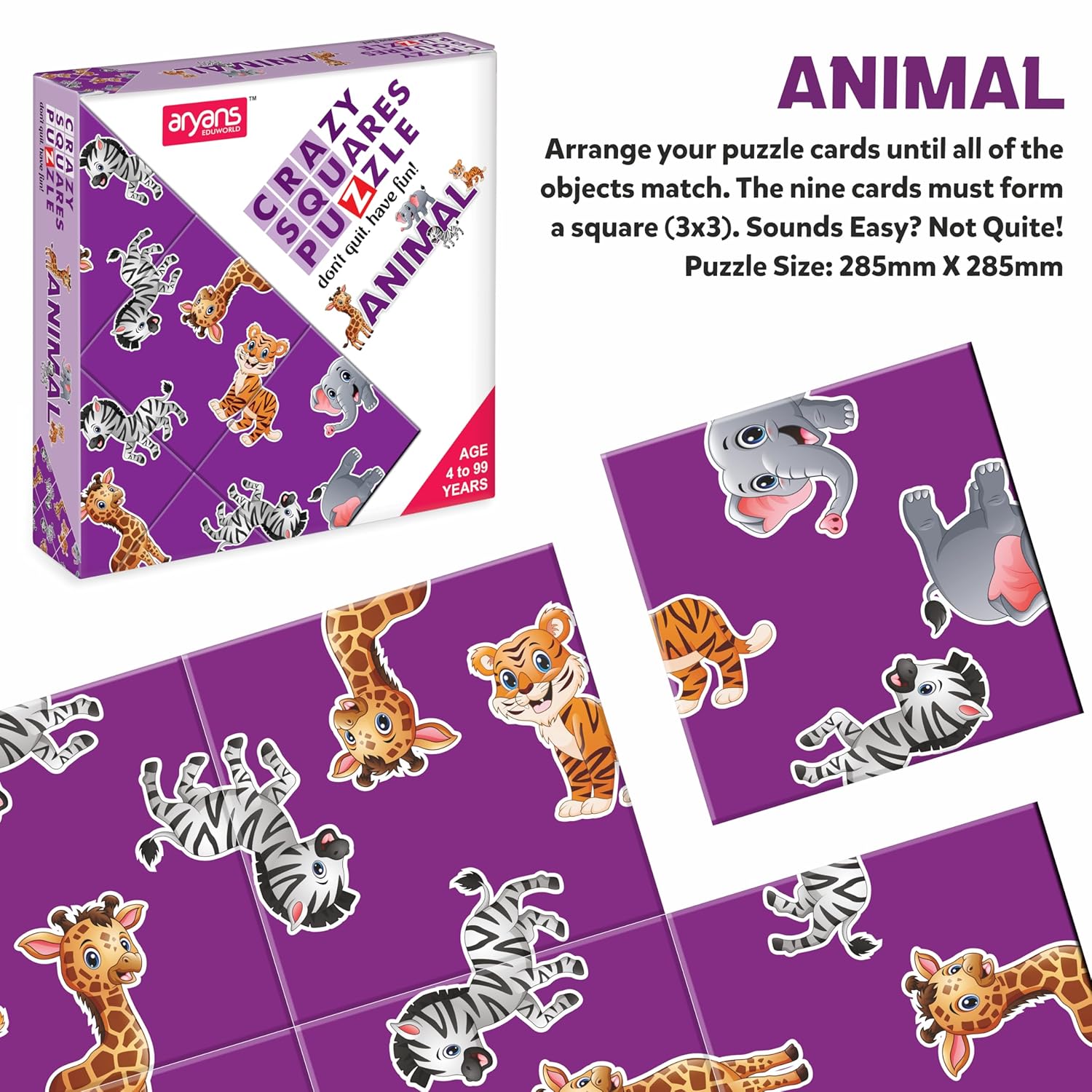 Crazy Square Puzzle(1pc)