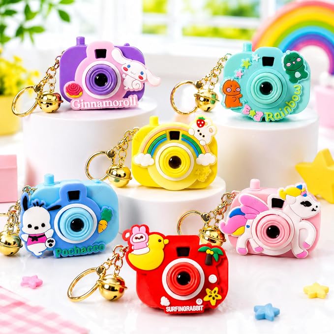 Mini Keychain with Projection Camera(1pc)