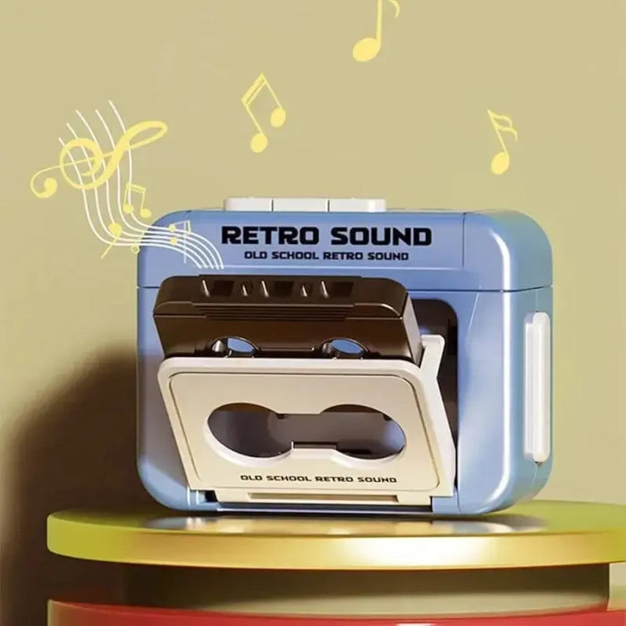 Mini Retro Cassette Tape Recorder Keychain