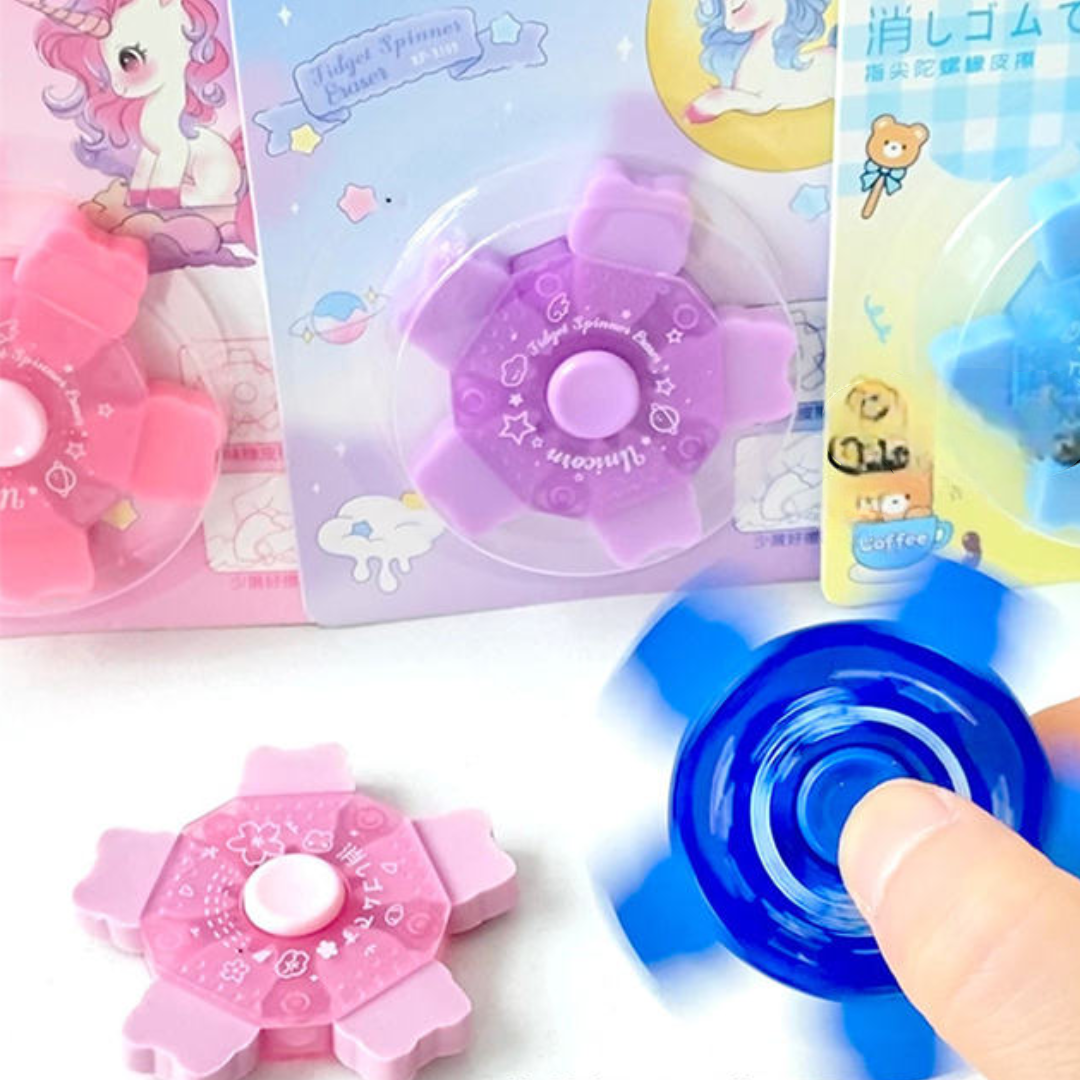 Spinning Eraser- Pink (1pc)