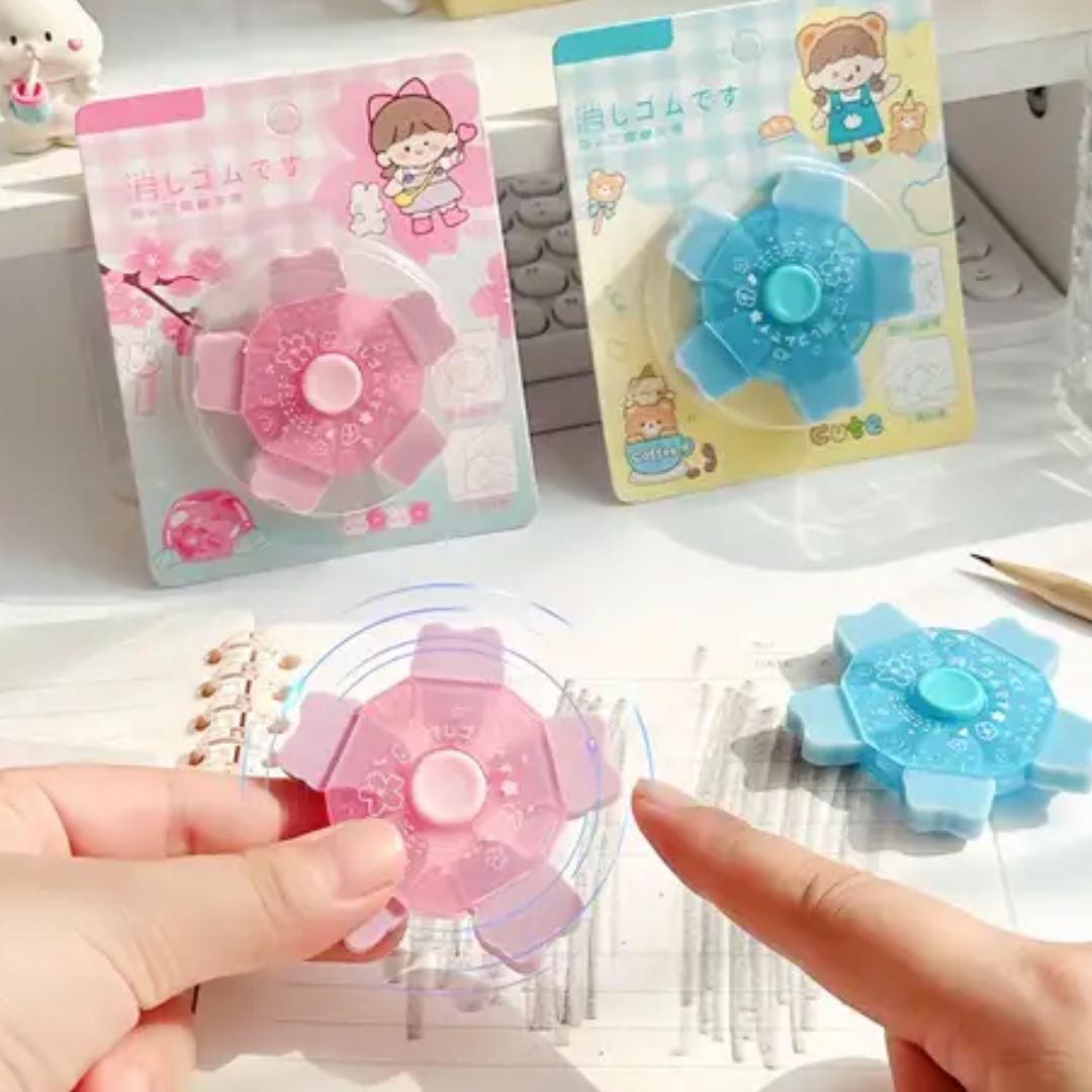 Spinning Eraser- Pink (1pc)