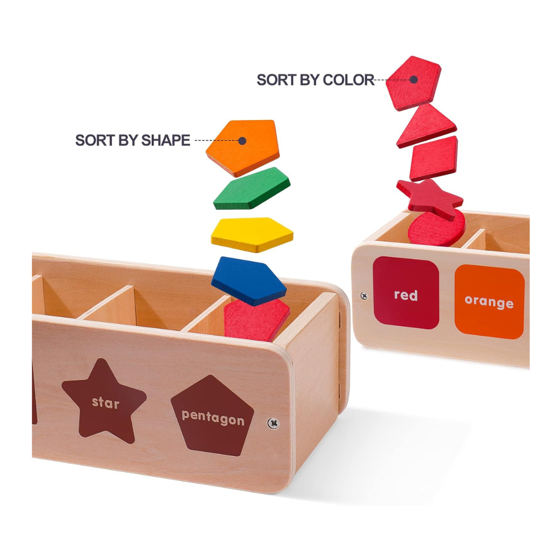 Color Sorting & Shape Matching Toys