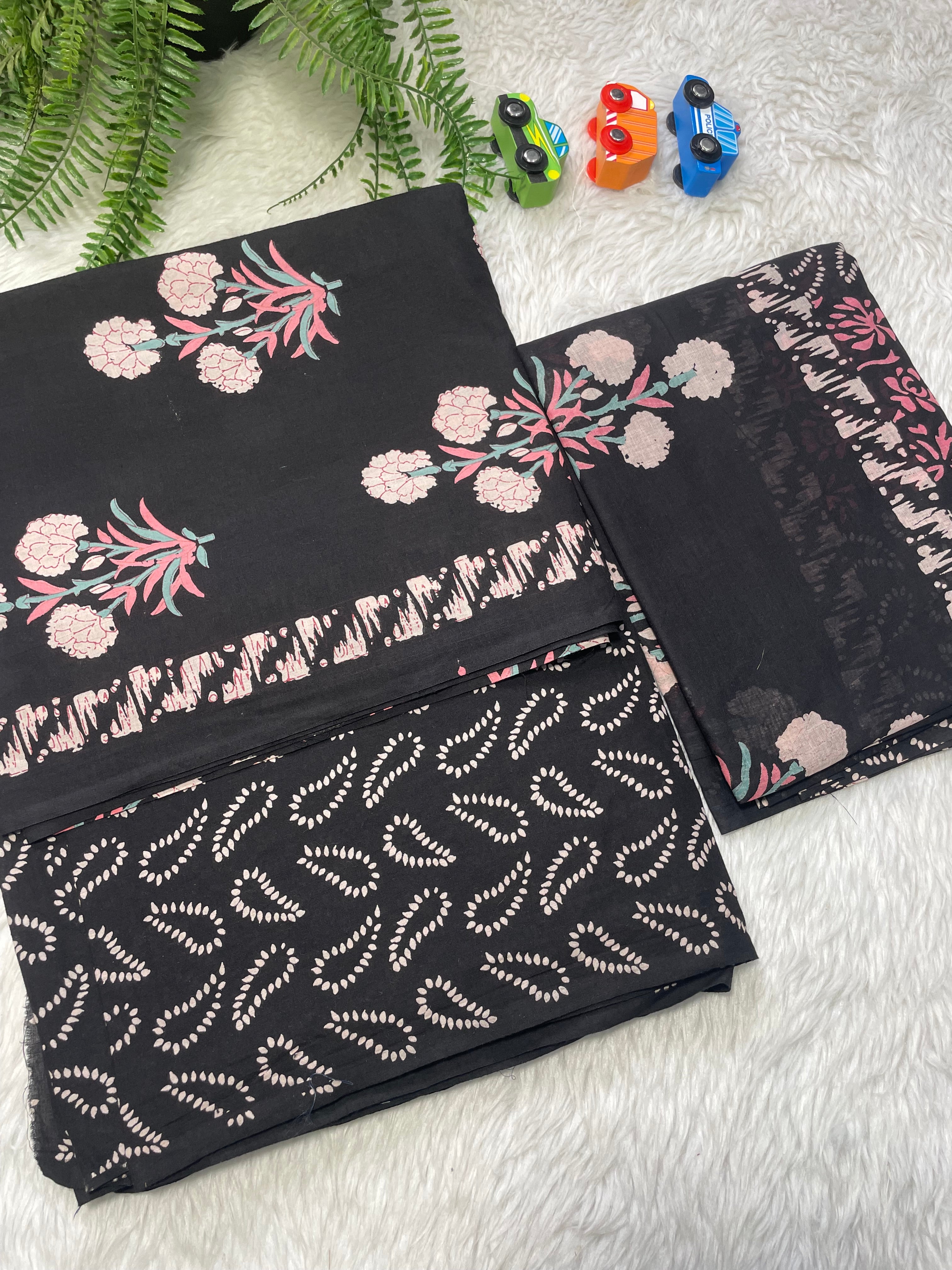 Jaipur pure cotton Unstitched suit